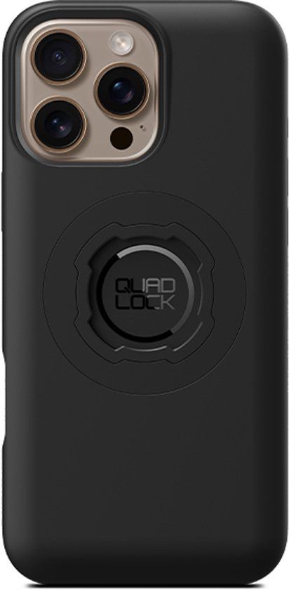 Quad Lock MAG - Telefoonhoesje - Geschikt voor Apple iPhone 16 Pro Max - Zwart