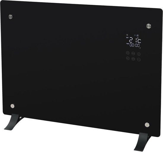Eurom Alutherm Verre 1000W Convectorkachel - Zwart - WiFi & App