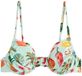 Next Dames Bikinitop Balconette 80F Gebloemd Mintgroen