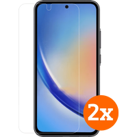 BlueBuilt Samsung Galaxy A55 Screenprotector Glas Duo Pack