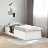 Maison Exclusive - Cadre de lit au sol blanc 80 x 200 cm bois d'ingénierie