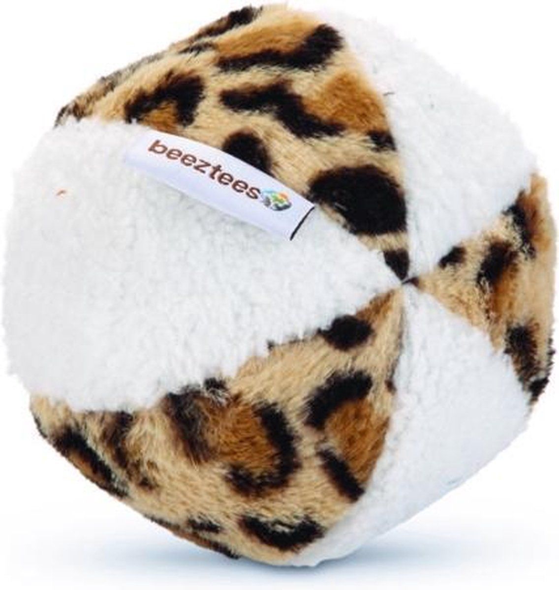 Beeztees Safari Bal Wit - Bruin 11 cm