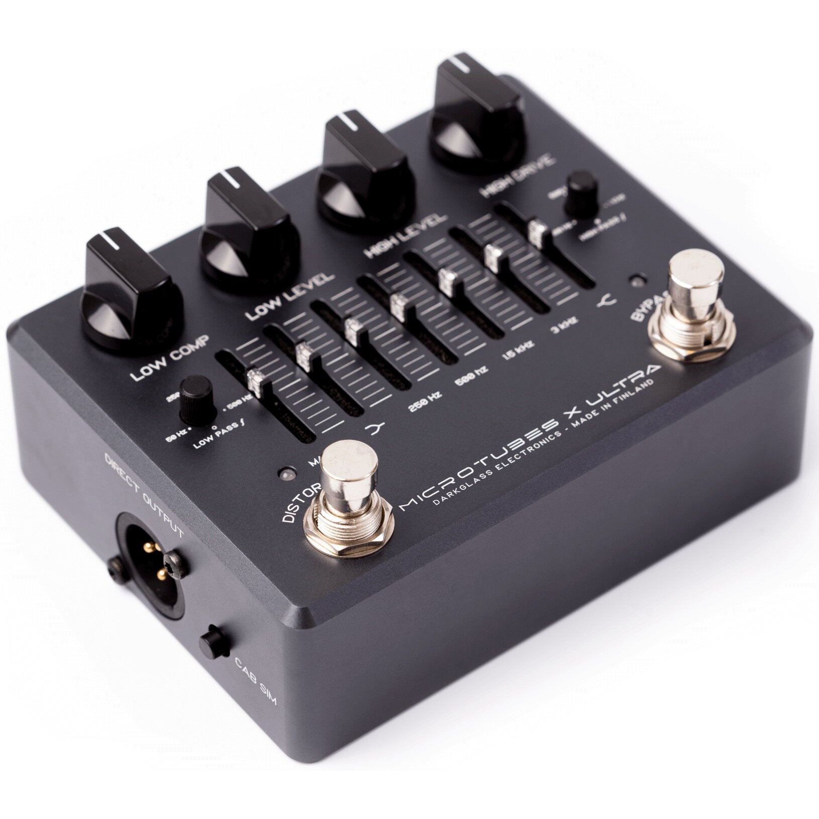 Darkglass Microtubes X Ultra bas preamp en multiband overdrive distortion