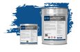 Wixx 2K Époxy 650 Revêtement Béton Extrême - RAL 5017 | Bleu trafic - 5L