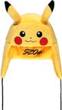 Difuzed Pokémon - Pikachu - Novelty Trapper Hat Beanie Muts - M - Geel