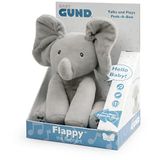 GUND Flappy Elephantino Interactive Pluchen | Zingen en spreken | Verplaatsbare oren | 30,5 cm | Speelgoed voor kinderen vanaf 10 maanden