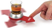 Merkloos Alcohol drankspel/drinkspel shot spinner feestartikelen - Shotjes spel - Vrijgezellenfeest artikelen