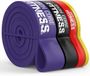 Merkloos Set weerstandsbanden voor pull-ups en chin-ups, 4 stuks