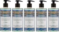 Claudius Cosmetics B.V. Douchegel Hammam Herbal 500 ml - set van 5 stuks - met gratis pomp - Showergel