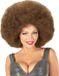 Finidi Bruine afro pruik Unisex