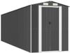 vidaXL Tuinschuur - 192x689x223 cm - Gegalvaniseerd Staal - Antracietkleurig