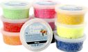 Creativ Company Hobby Foam Clay klei - 10x potjes - multi kleuren - 35 gram - knutsel speelklei