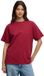 Superdry Essential T-shirt met logo en losse pasvorm - Dames - Bordeaux Rood - Maat XL (44)