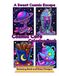Cosmic Cafe: Melted Galaxy Taste - Bold and Easy Adult Coloring Book