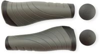 Porteur Ergonomische Fietshandvatten – Comfort Handvatten Set (Lang/Lang 130mm) – Voor Stadsfiets en E-Bike – Zwart/Grijs