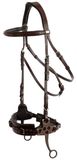 BR Hackamore hoofdstel Thornbury Full Zwart/Zilver