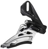 Shimano Deore FD-M5100-D 10V Voorderailleur Zwart/Zilver Mountainbike