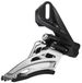 Shimano Deore FD-M5100-D 10V Voorderailleur Zwart/Zilver Mountainbike