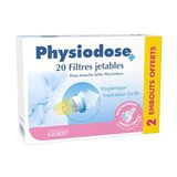 PHYSIODOSE Box met 20 wegwerpfilters + 2 gratis opzetstukken