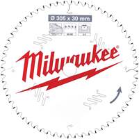 Milwaukee Cirkelzaagblad voor Hout | Ø 305mm Asgat 30mm 60T - 4932471321