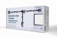 Gembird MA-D3-01 bureau monitorarm voor 3 schermen 17-27 inch zwart