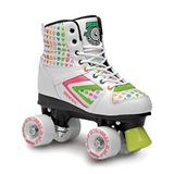 Roces Kinderen Kolossal rollerskates/rolschaatsen Street, wit-groen, 34