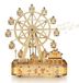 Wooden City Modèle de grande roue mécanique 3D en bois avec musique - Kits de construction DIY