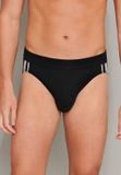 Schiesser 95/5 Stretch Rio Slips (3-pack) - Zwart