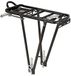 Prophete 6018 Aluminium bagagedrager, met veerklep, luchtpomphouder, spanriem en reflectorhouder, zwart, 55-51 cm