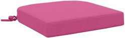 vidaXL - 1-delig - zitkussen - SOEST - 100% - Polyester - Roze - 40 x 40 x 7 cm