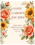 Cozy Garden Escapes Adult Coloring Book