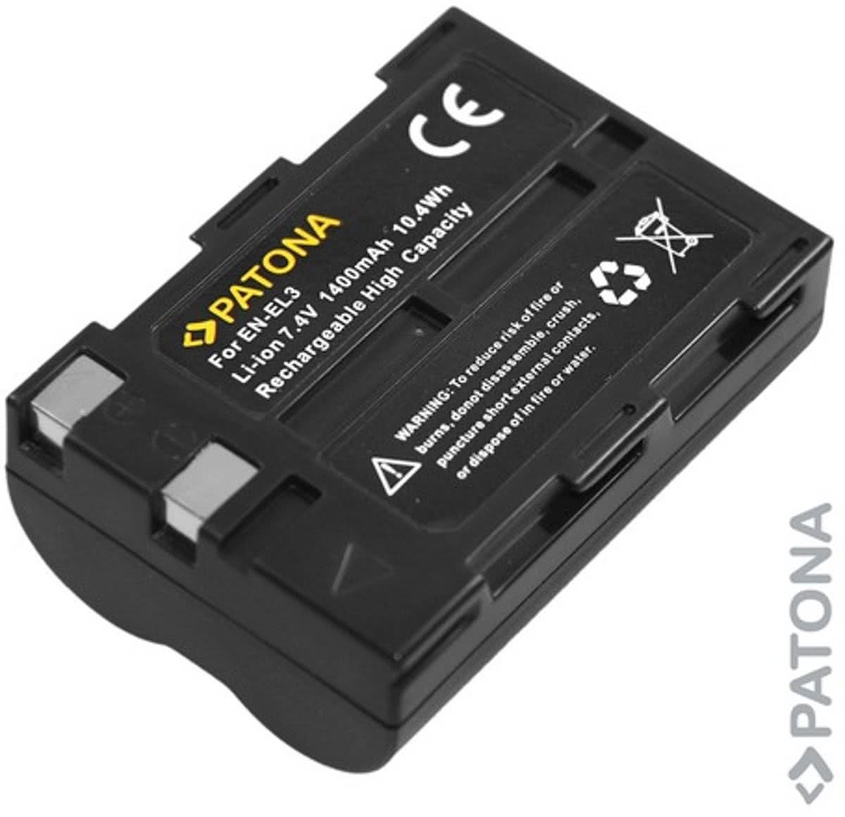 Paton, A. Battery EN-EL3 for NIKON D50, D70, D100 SLR SD9