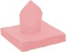 Santex feest servetten - 25x stuks - roze - 40 x 40 cm - papier