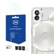 3MK Hybrid Glass Lens Protection - Protection d'objectif pour Nothing Phone 2 - Transparent - 4 pièces