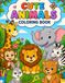 Happy Little Animals Coloring Book