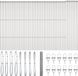 vidaXL - Gaashek - 100 x 1,4 m - Verzinkt staal