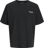 JACK&JONES JCOETERNA SCRIPT BACK PRINT TEE SS SA26 T-shirt Heren Zwart XXL