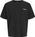JACK&JONES JCOETERNA SCRIPT BACK PRINT TEE SS SA26 T-shirt Heren Zwart XXL