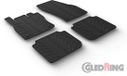 Gledring Rubbermatten Skoda Kodiaq 3/2017- (T profiel 4-delig + montageclips)
