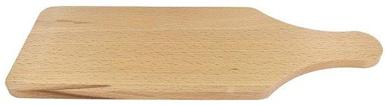 Fackelmann Rechthoekige snijplank van hout, 27 x 10 cm