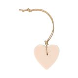 Dille &amp; Kamille Savon grand coeur avec corde, 100 g