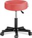 Casaria Verstelbare Draaikruk - 46/60cm Zithoogte – 1 Stuks Rood