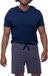 Mey Heren pyjama Tie Minimal donkerblauw
