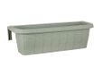 Apollo 24" Verstelbare reling Planter, Ratan Look, Groen, Rotan