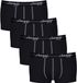 Sloggi Boxershorts Start Hipster C4P, Verpakking van 4, Mannen, Zwart, Effen, 96% Katoen, 4% Elastaan, XXL