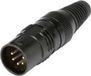 Hicon HI-X5CM-M Connecteur XLR, droit Nombre de pôles : 5 Noir 1 pièce(s)