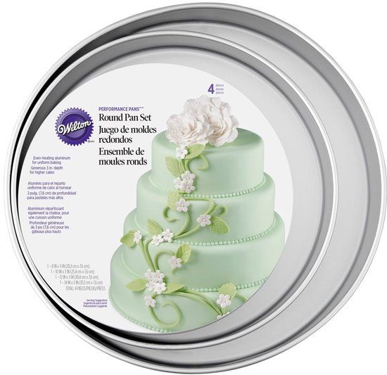 Wilton Performance Pans® Bakvorm Diep - Cakevorm - Taartvorm - 4 Stuks