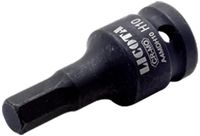 Boni-Shop GmbH Douille à choc 1/2" H19 Noir Acier
