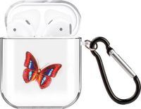 By Qubix AirPods 1/2 hoesje Painting series - hard case - Vlinder - Schokbestendig