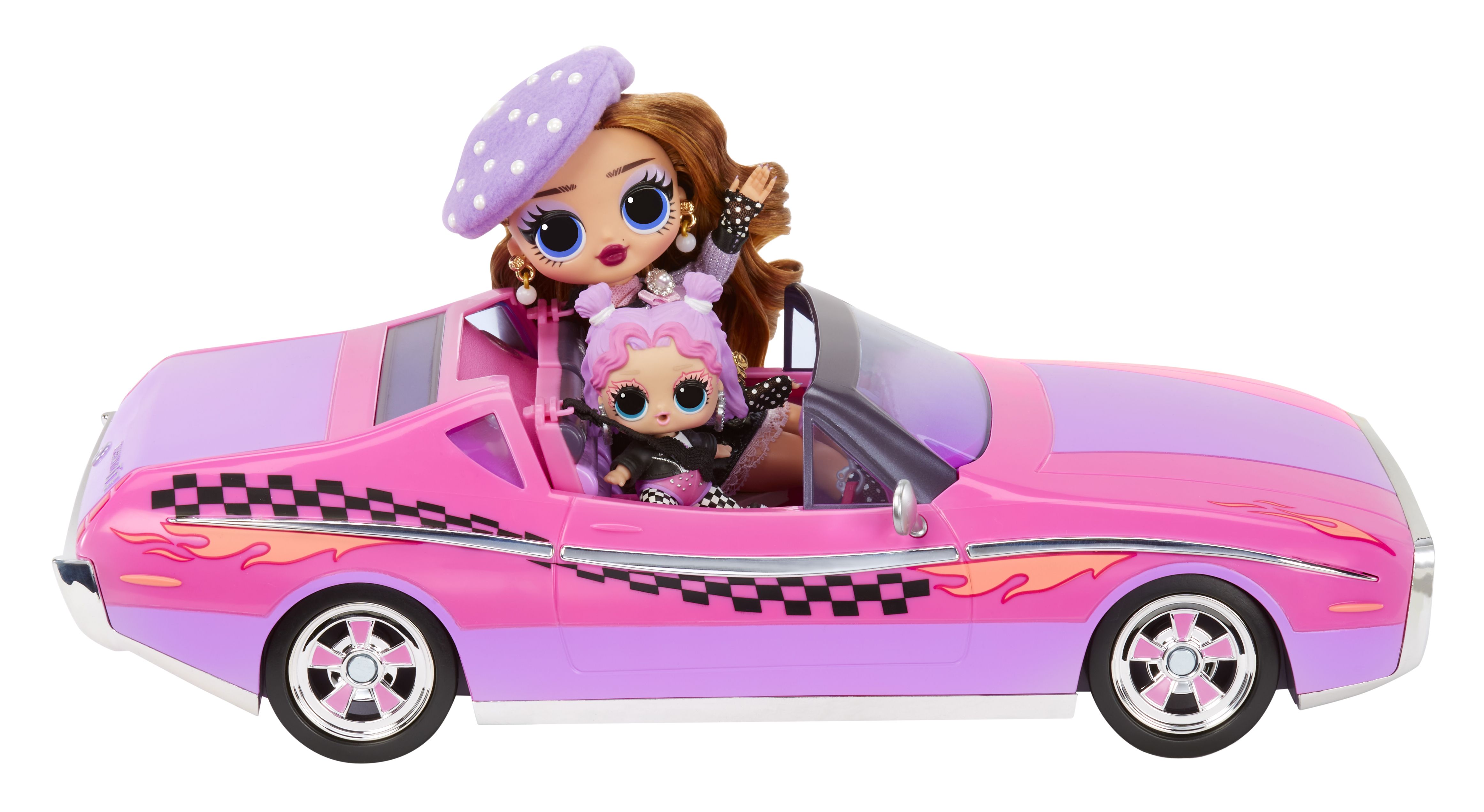 L.O.L. Surprise! City Cruiser Auto - Roze/Paars - Met exclusieve minipop
